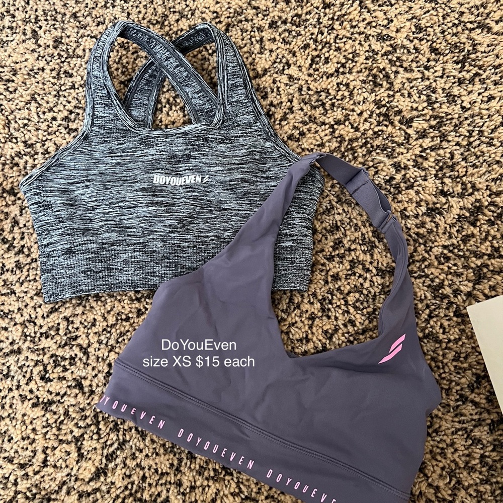 DoYouEven sports bras size xs